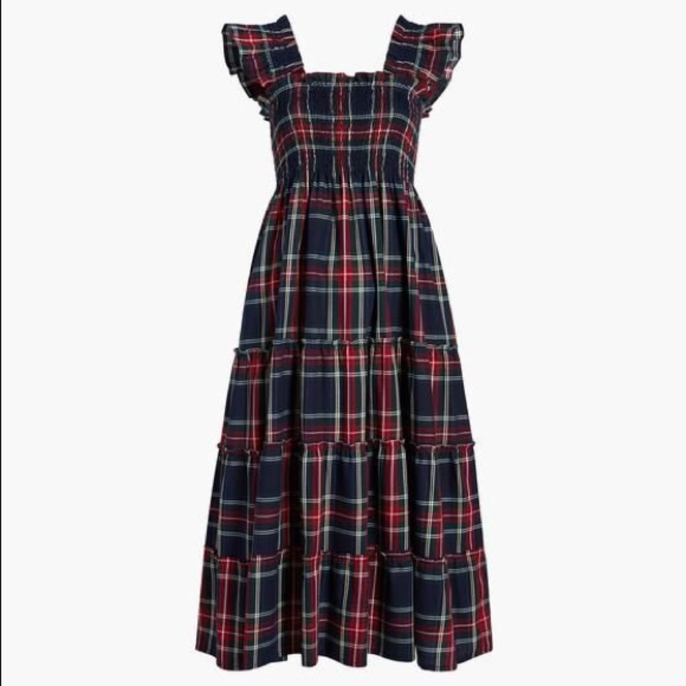 Hill House Home Navy Tartan Nap Dress Size M